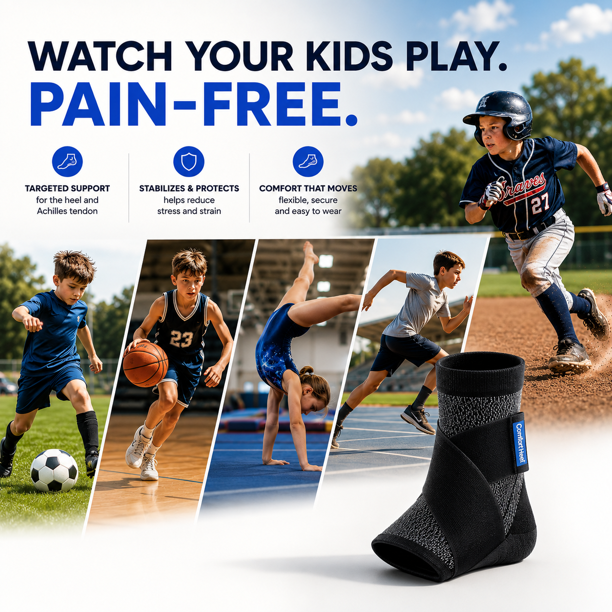 Sooftie ComfortHeel | The Youth Heel Pain Support