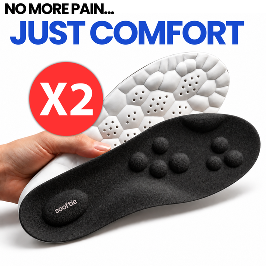 2x Sooftie Insoles for Foot Pain